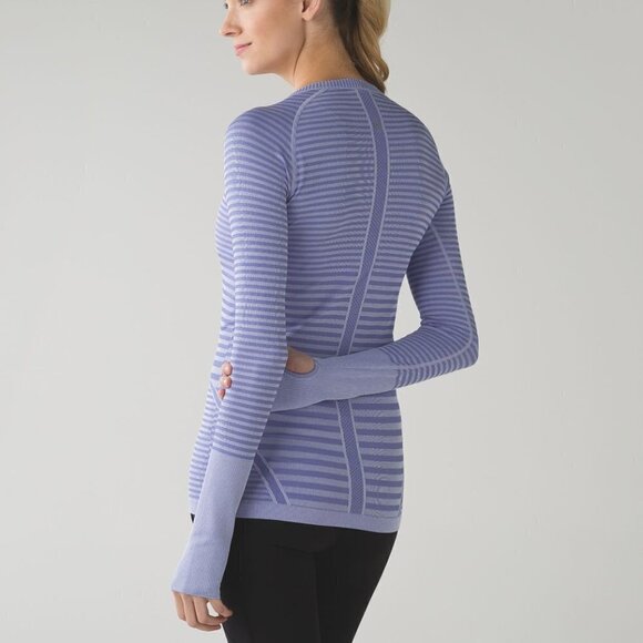 Lululemon Swiftly Tech Long Sleeve Crew Heathered Lullaby - Picture 3 of 14